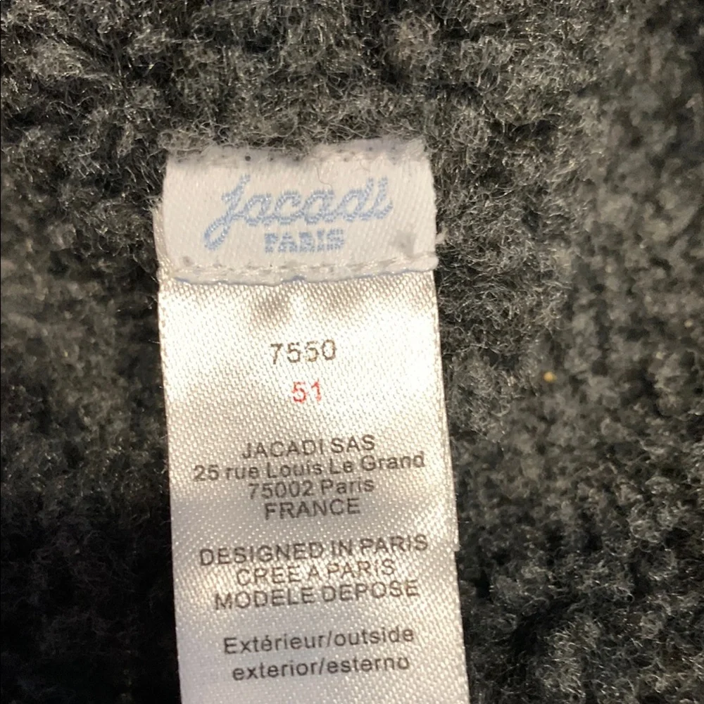 Jacadi Gray Trapper Hat with Black Sherpa Lining